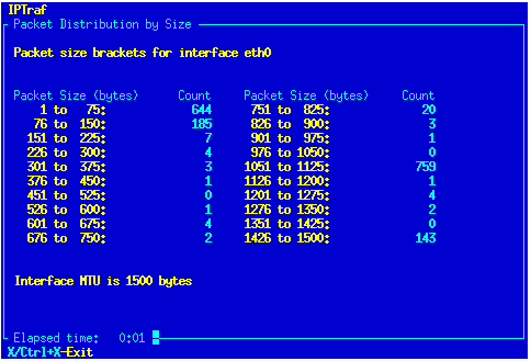 Packet Size Breakdown