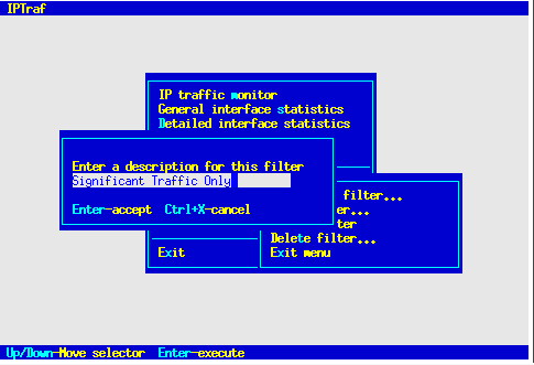 TCP Filter Description Dialog